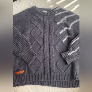 navy simply southern sweater